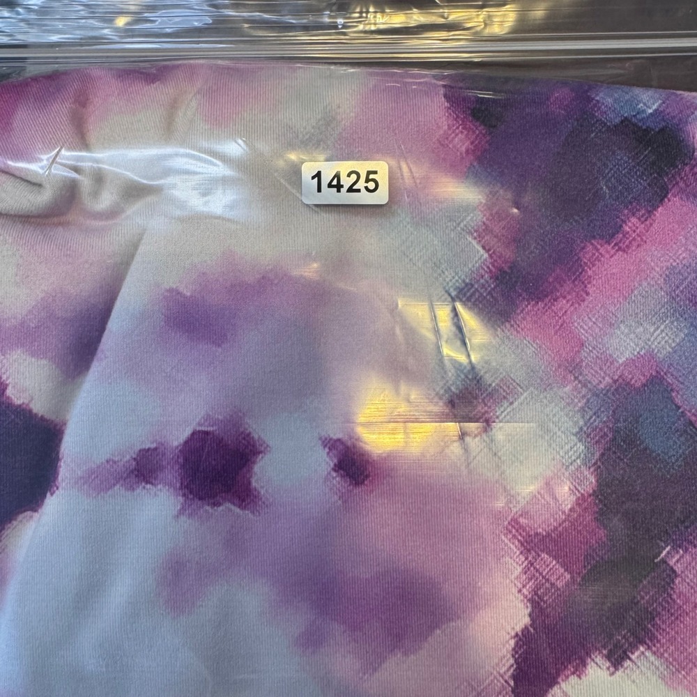 1425 | Lululemon Wunder Under Blooming Pixie Multi Luxtreme Leggings Purple 10 - Picture 7 of 7